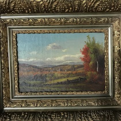 Delbert Dana Coombs (American, 1850-1938) Autumn Landscape.