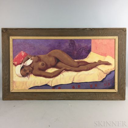 Petion Savain (Haitian, 1906-1975) Olympia.