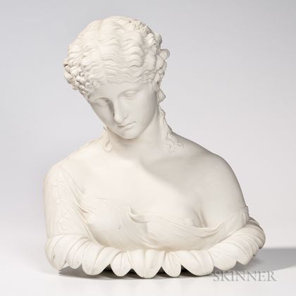 Parian Bust of the Water Nymph Clytie