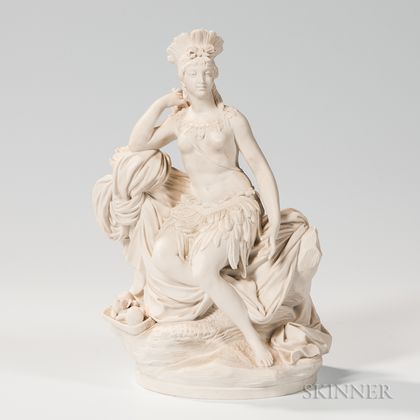 Sevres Parian Allegorical Figure of a Continent