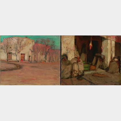 Robert Henry Logan (American, 1874-1942) Lot of Two Algerian Scenes