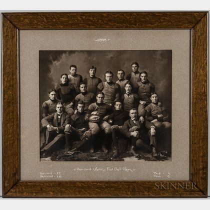 Harvard Crimson Varsity Football Team Photographs, 1898 and 1899.