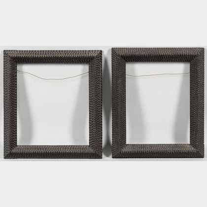 Two Tramp Art Frames