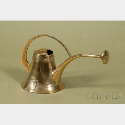 Vienna Secessionist Brass Watering Can