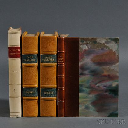 Verlaine, Paul (1844-1896) Four Volumes.
