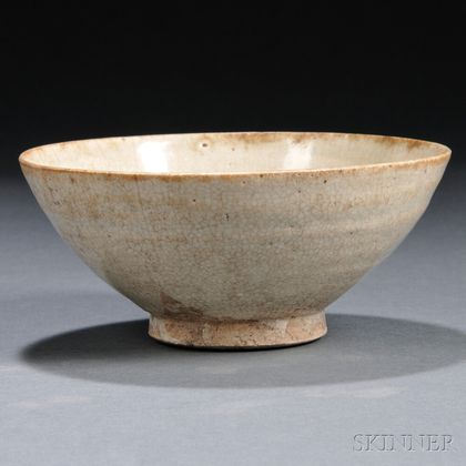 Plain White-glazed Ding Bowl