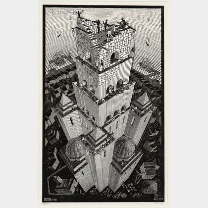 M.C. Escher (Dutch, 1898-1972) Tower of Babel