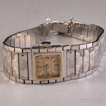 14kt White Gold Buhre Lady's Wristwatch