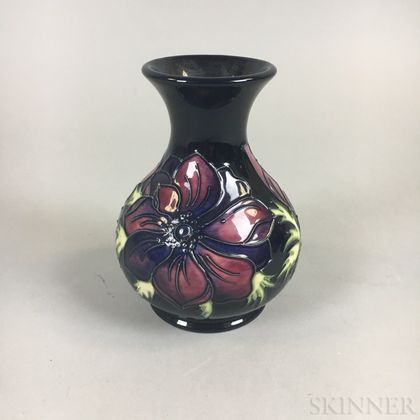 Modern Moorcroft Pottery Anemone Vase