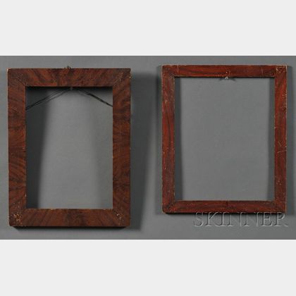 Two Grain-painted Pine Frames