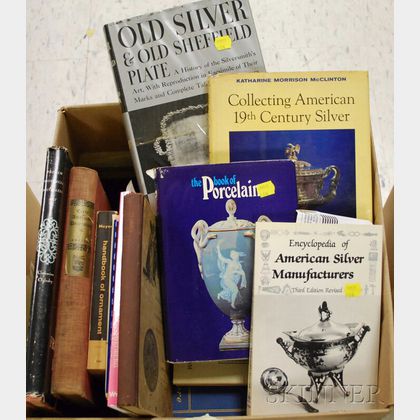 Forty-eight Assorted Antiques and Collecting Reference Books and Pamphlets