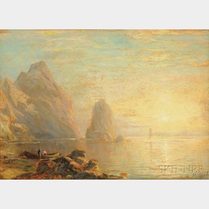 George Herbert McCord (American, 1848-1909) Sunrise Over the Bay