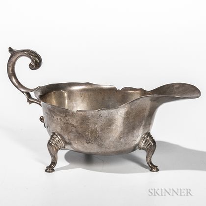 Stieff Sterling Silver Sauce Boat for Colonial Williamsburg