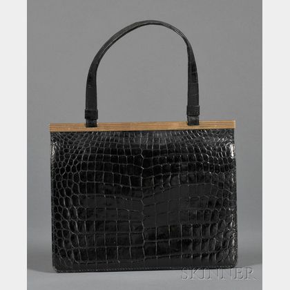 Vintage Alligator Handbag, Cartier Ltd., London