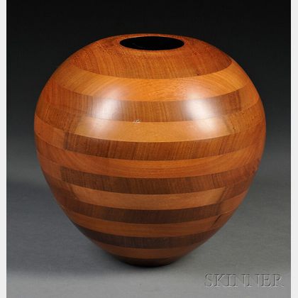 Robert St. Pierre Crafted Wood Vessel