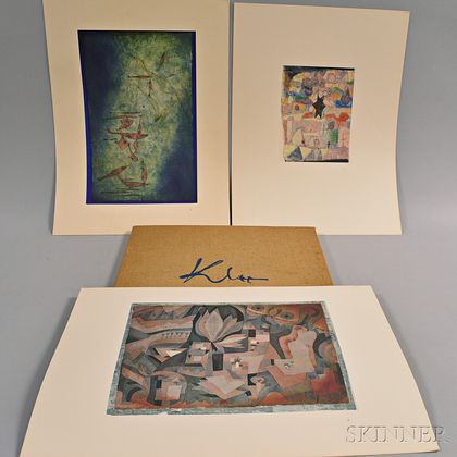Paul Klee Portfolio with Ten Prints
