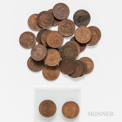 Thirty-one Indian Head Cents