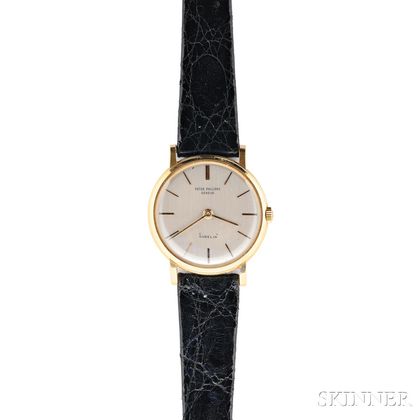 Gentleman's 18kt Gold Wristwatch, Patek Philippe, Gubelin
