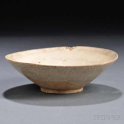 Plain White-glazed Ding Bowl