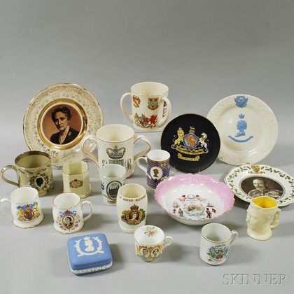 Eighteen Royal Commemorative Items