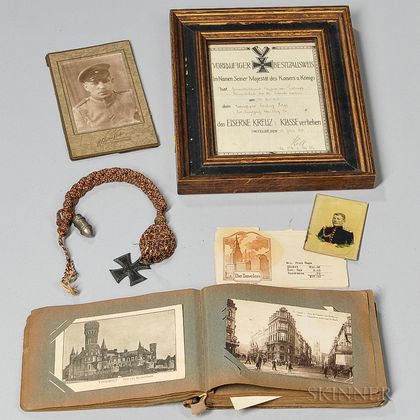 Imperial German Iron Cross, Iron Cross Document, Pictures, and Postcards