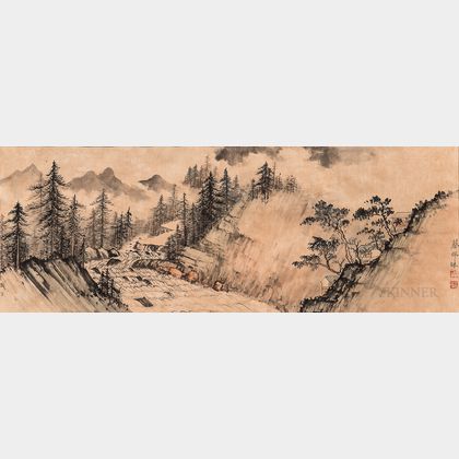 Cai Peizhu (1900-1990),Landscape