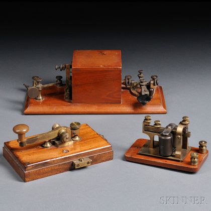 Three Early Telegraph Instruments