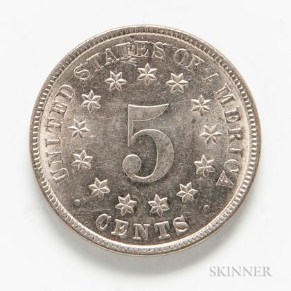 1883 Shield Nickel. Estimate $200-300