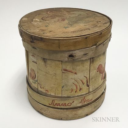 Peter Hunt-style Paint-decorated Firkin