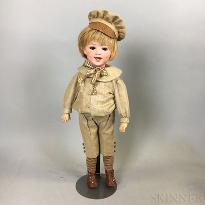 Heubach Bisque 5636 Laughing Boy Character Doll