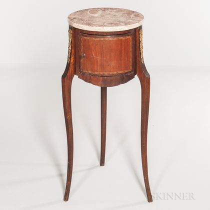 Louis XV-style Marble-top Stand