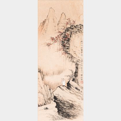 Cai Peizhu (1900-1990),Fall Landscape