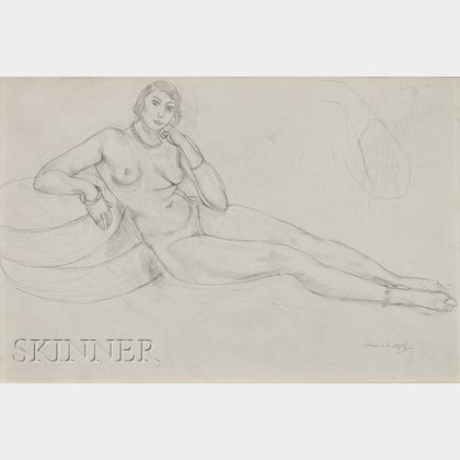 Henri Matisse (French, 1869-1954) Femme nue allongée