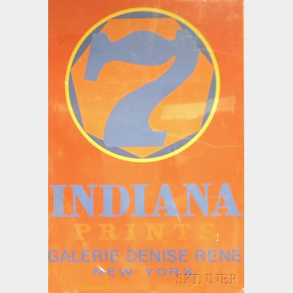 Robert Indiana (American, b. 1928) Indiana Prints /An Exhibition Poster