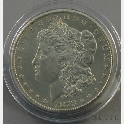 1878-CC/Carson City Morgan Dollar. Estimate $100-200