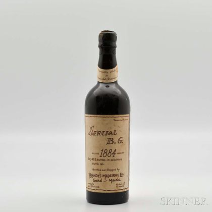 Blandys BG Madeira Sercial 1884, 1 bottle 