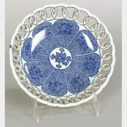 London Delftware Reticulated Bowl