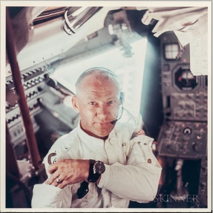 Apollo 11, Astronaut Edwin E. Aldrin Jr. During the Lunar Landing Mission (NASA AS11-36-5390),July 20, 1969.