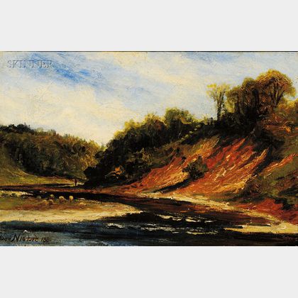 Hume Nisbet (British, 1849-1923) The Winding River