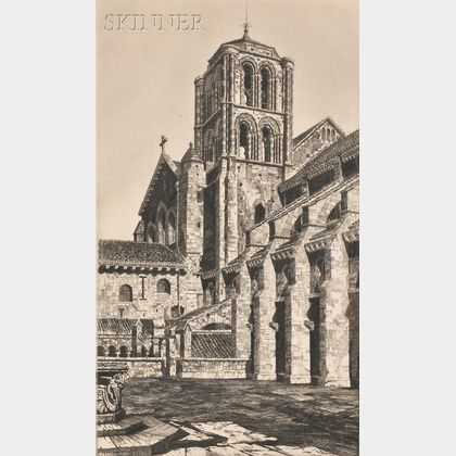 John Taylor Arms (American, 1887-1953) Basilica of the Madeleine, Vézelay