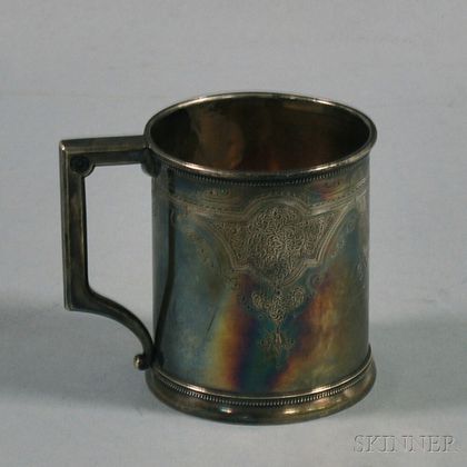 Gorham Engraved Sterling Silver Mug
