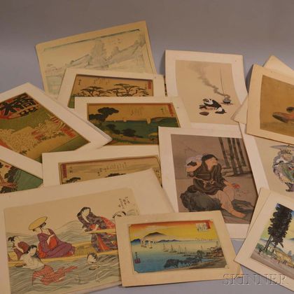 Twenty-nine Woodblock Prints