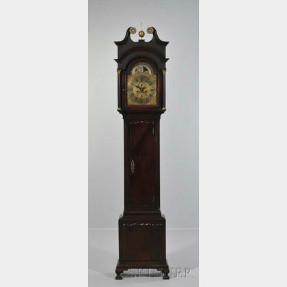 Thomas Pierce Mahogany Longcase Clock