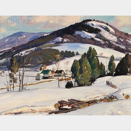 Aldro Thompson Hibbard (American, 1886-1972) Winter Landscape