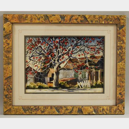 Avery Fischer Johnson (American, 1906-1990) The Red Oak Tree