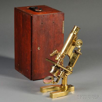 Brass Bausch & Lomb Microscope