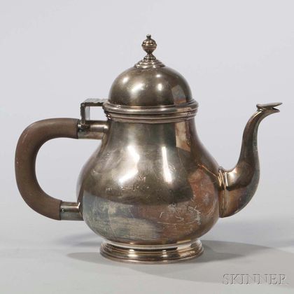 Edward VII Britannia Standard Silver Teapot