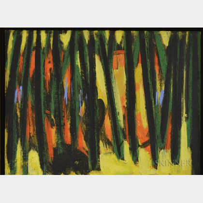 Bernard Langlais (American, 1923-1977) Trees