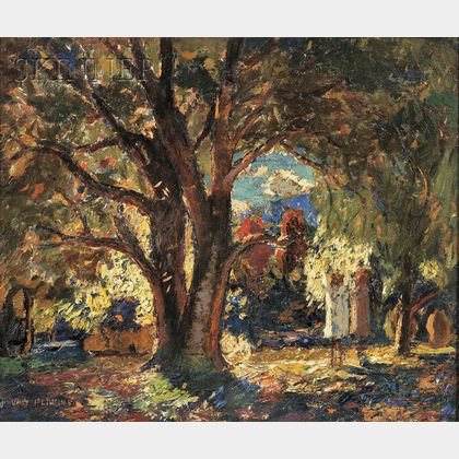 Van Dearing Perrine (American, 1869-1955) Autumn Day