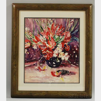 Florence Bartley Smithburn (American, 1904-1989) Floral Still Life